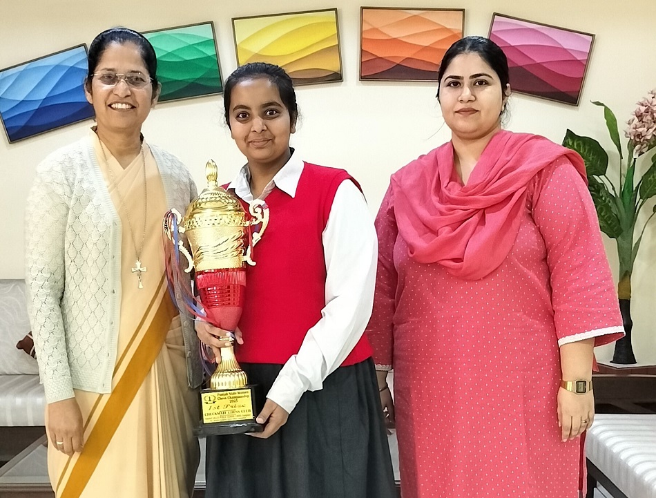 1ST PRIZE IN THE PUNJAB STATE WOMEN CHESS CHAMPIONSHIP 2025